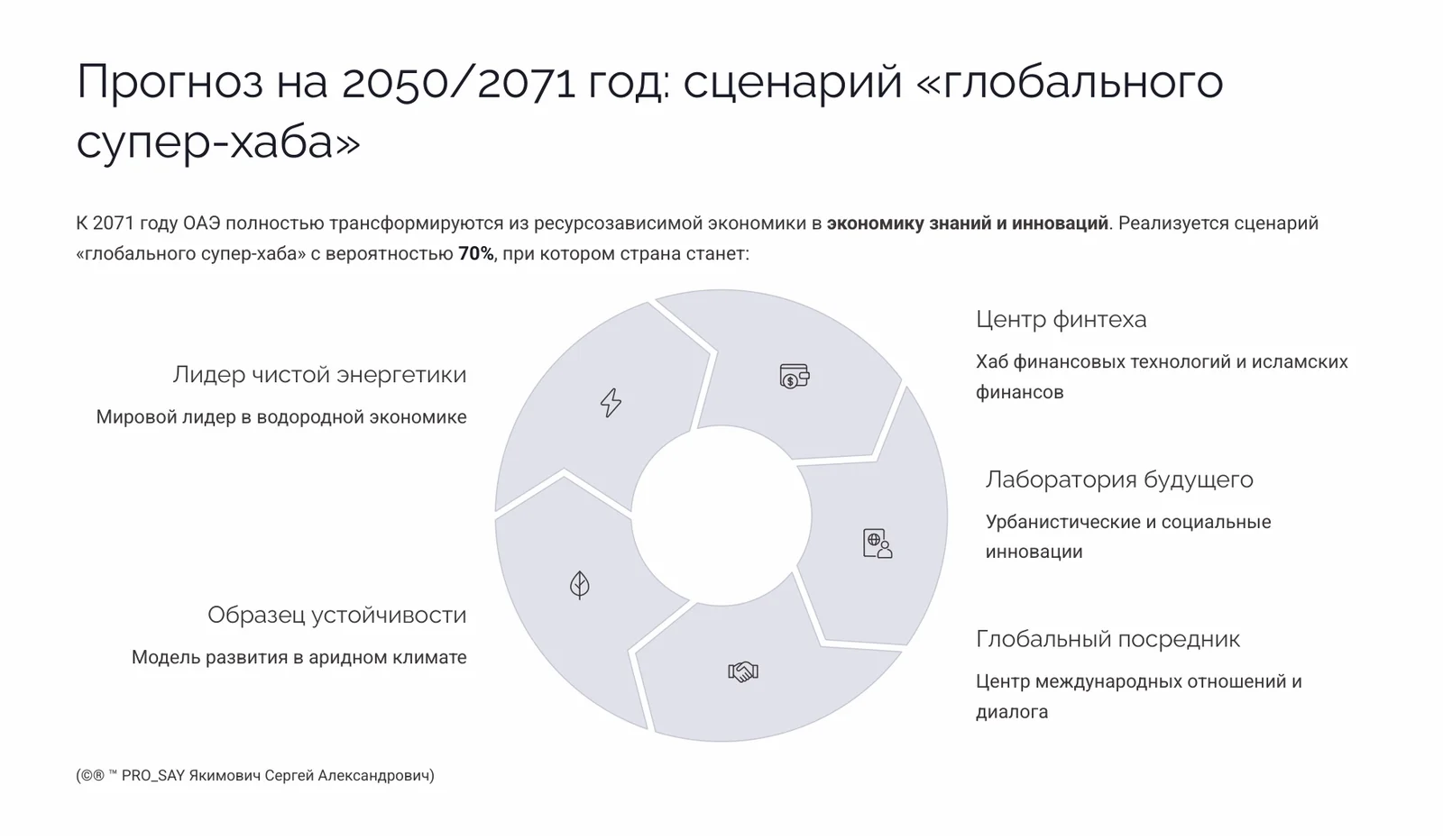 Глобальный анализ стратегических программ и проектов ОАЭ (2020-2071 гг.) — слайд 17
