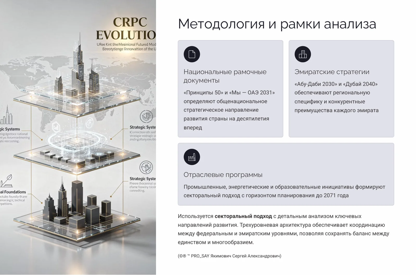 Глобальный анализ стратегических программ и проектов ОАЭ (2020-2071 гг.) — слайд 3