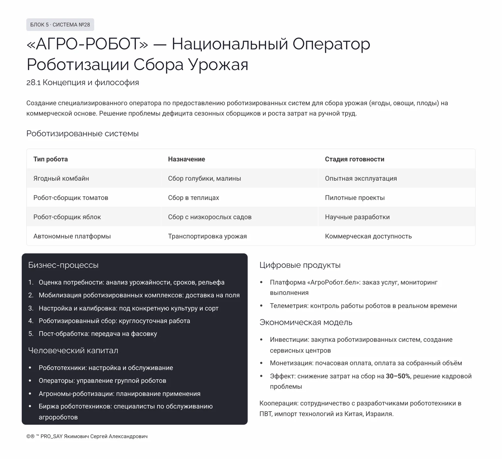 Комплексные Бизнес Системы для Плодоовощного Сектора Республики Беларусь — слайд 23
