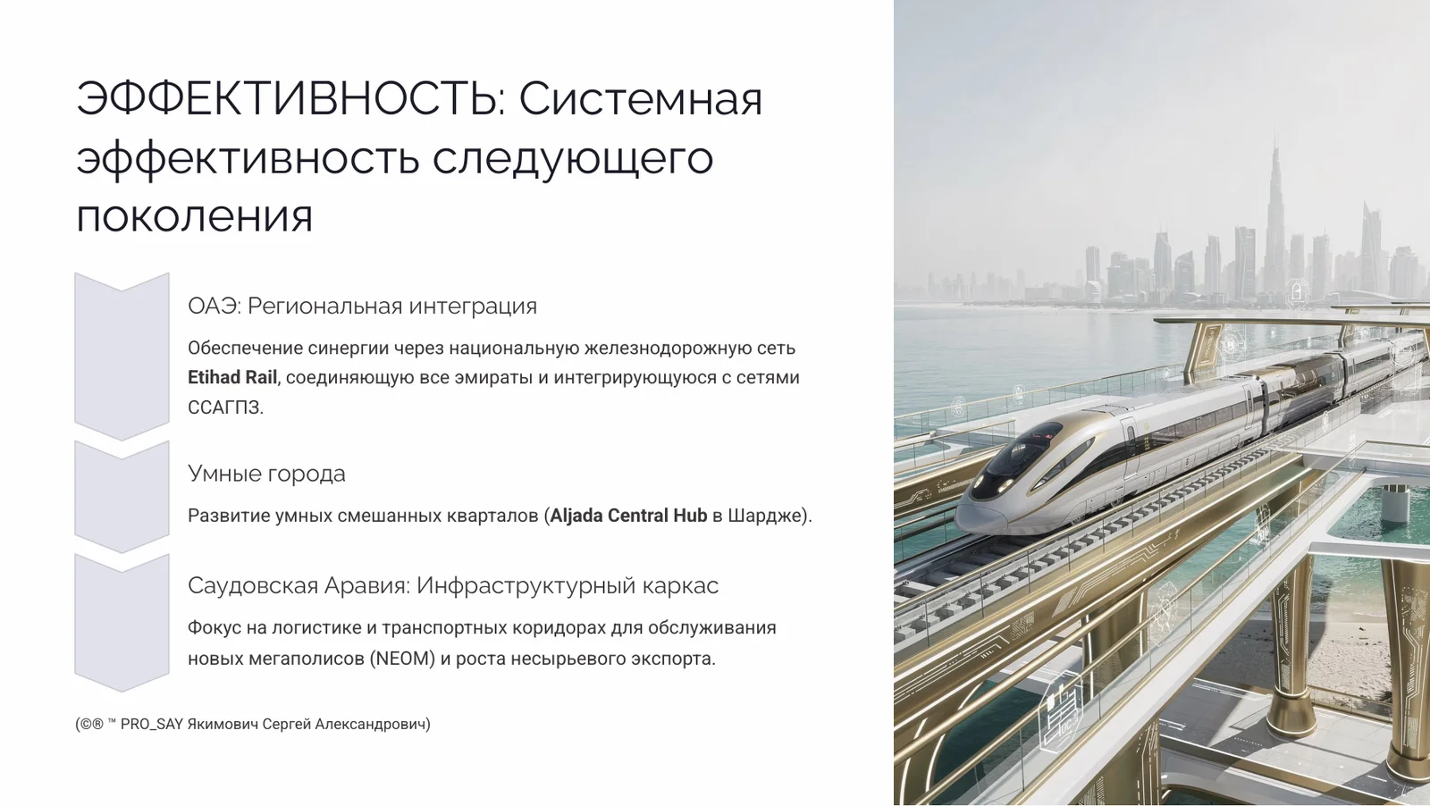 OAE & KSA Стратегическая архитектура развития государств Персидского залива — слайд 11